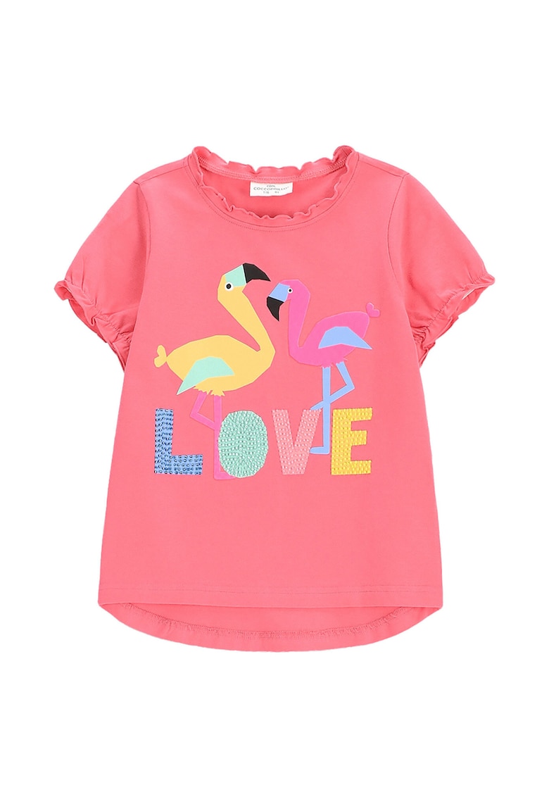 Tricou fete  WC5143203TGK - Bumbac/Elastan - Roz