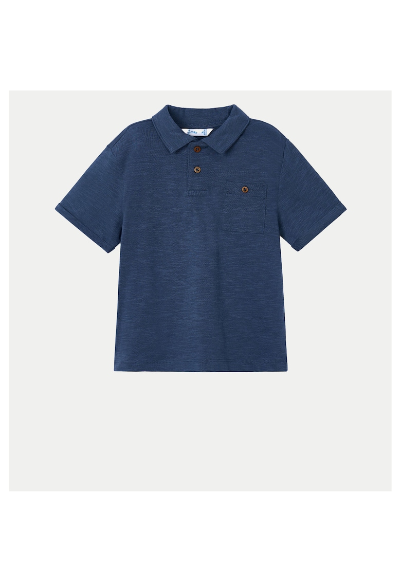 Tricou Polo baieti 3109 - Bumbac - Bleumarin - Bleumarin