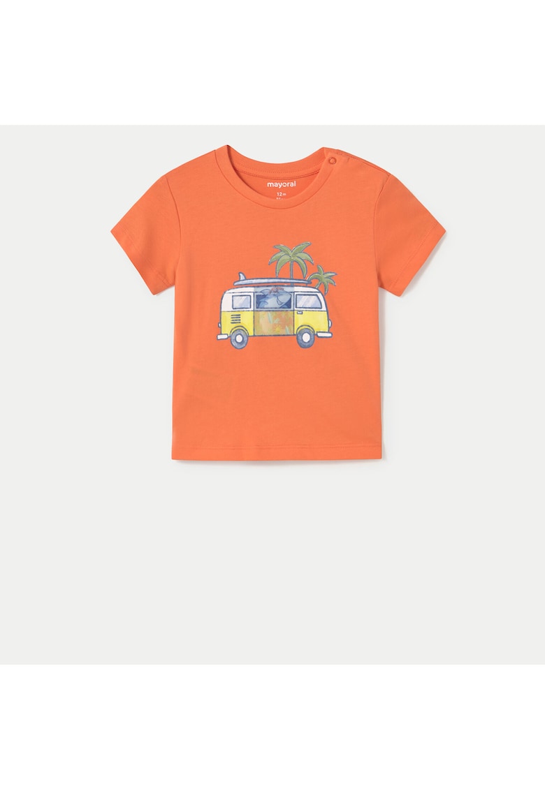 Tricou baieti 1063 - Bumbac - 4 ani - Portocaliu