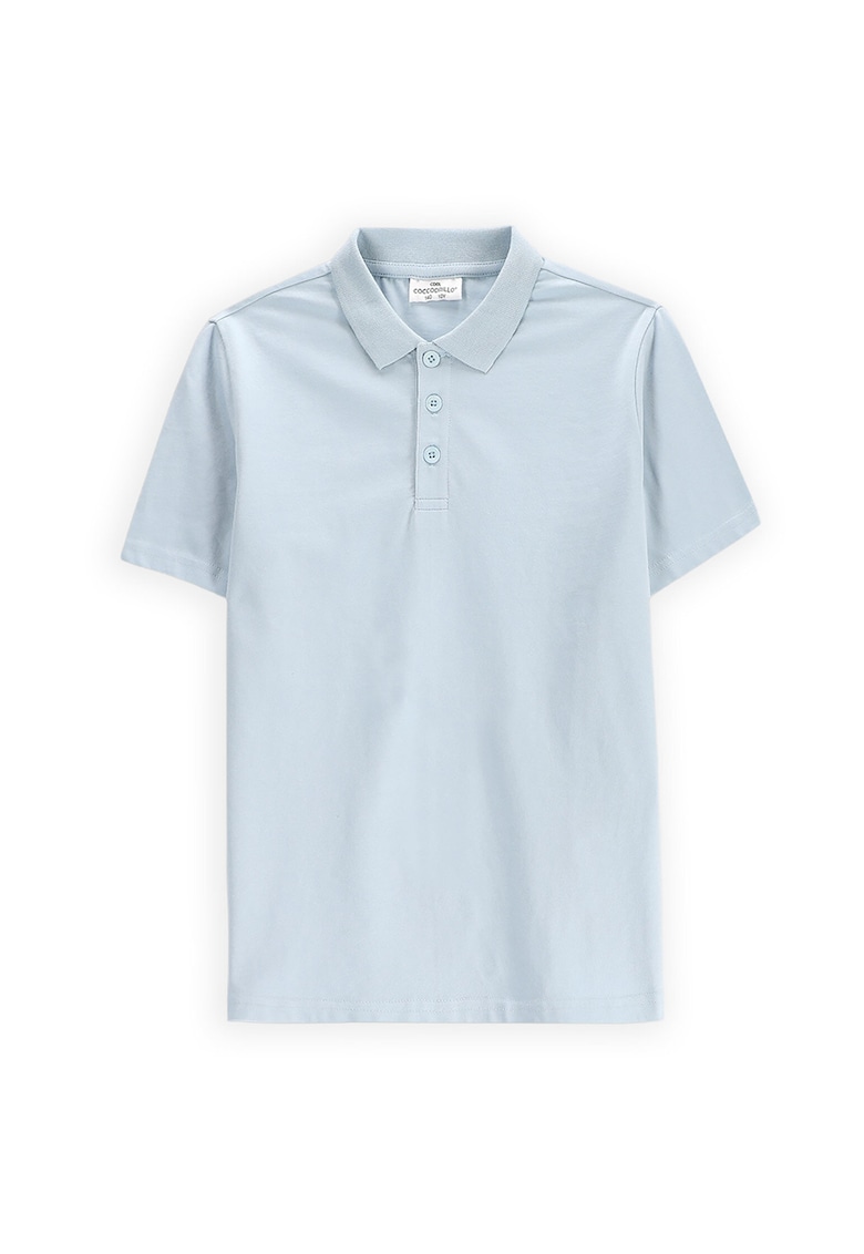 Tricou Polo baieti  WC5143601VBB - Bumbac/Elastan - Albastru deschis
