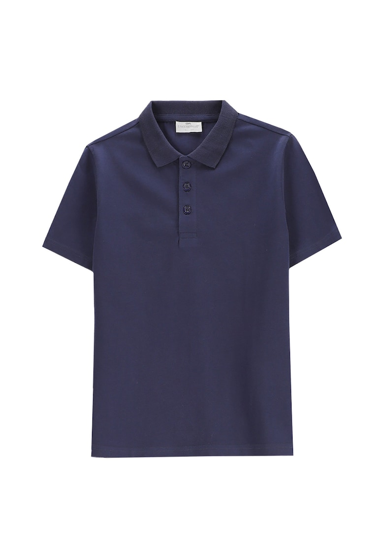 Tricou Polo baieti  WC5143601VBB - Bumbac/Elastan - Bleumarin