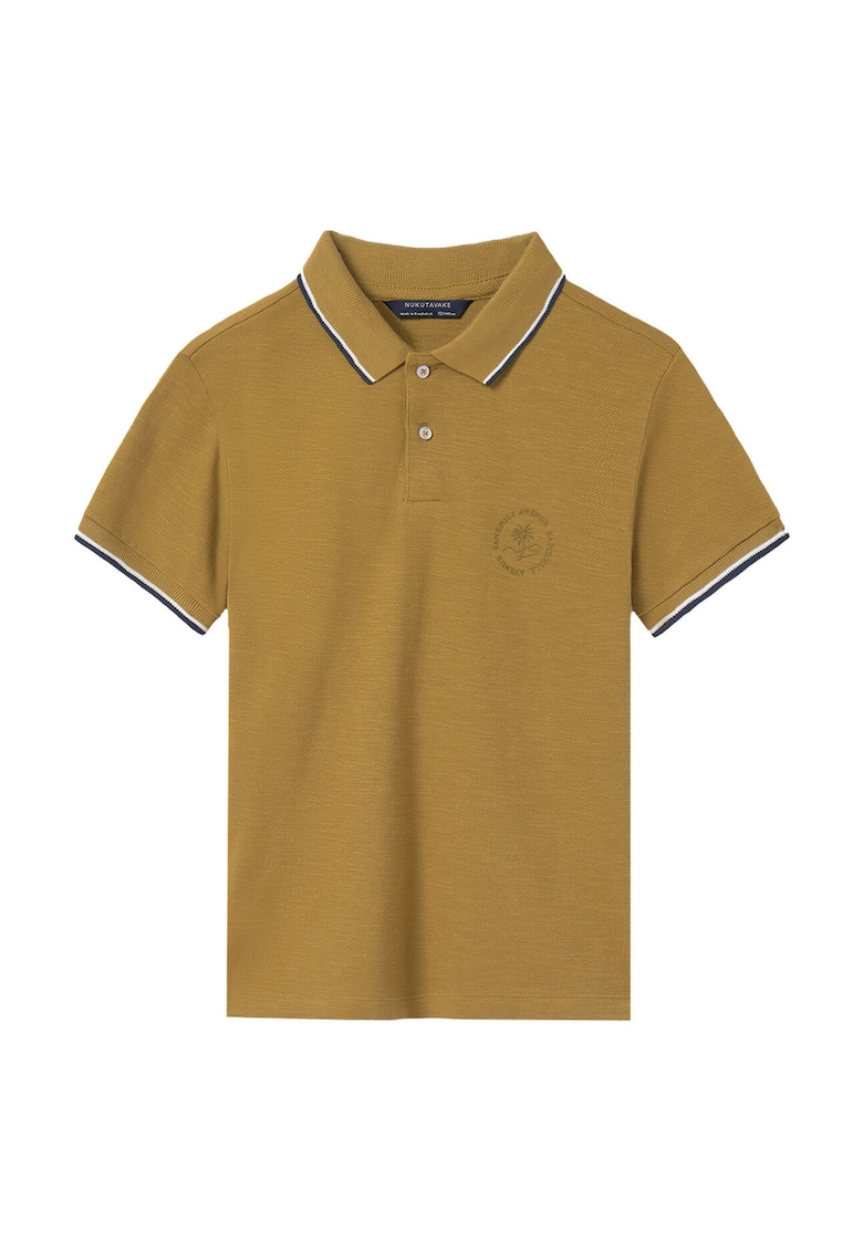 Tricou Polo baieti 6133 - Bumbac - Kaki - Kaki