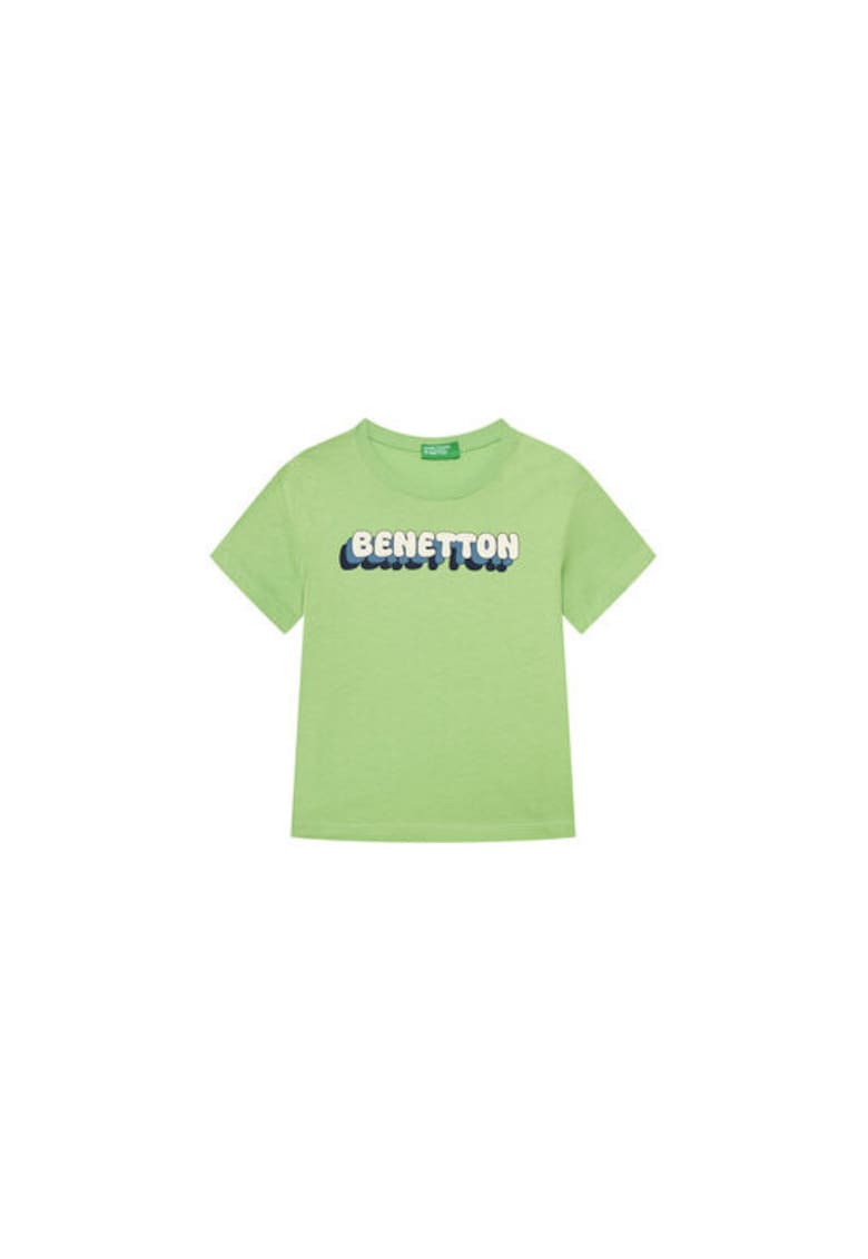 Tricou pentru baieti 3I1XG10HT - Bumbac organic - Verde - Verde