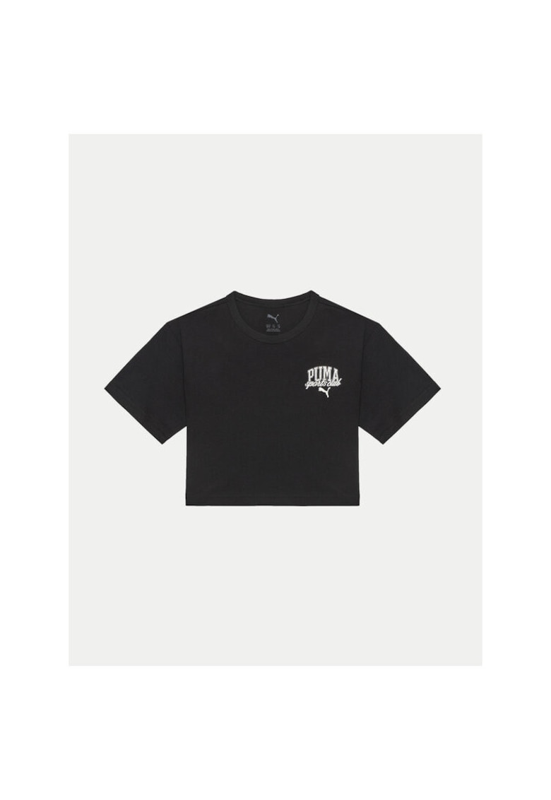Tricou fete 685827 - Bumbac - Negru - Negru