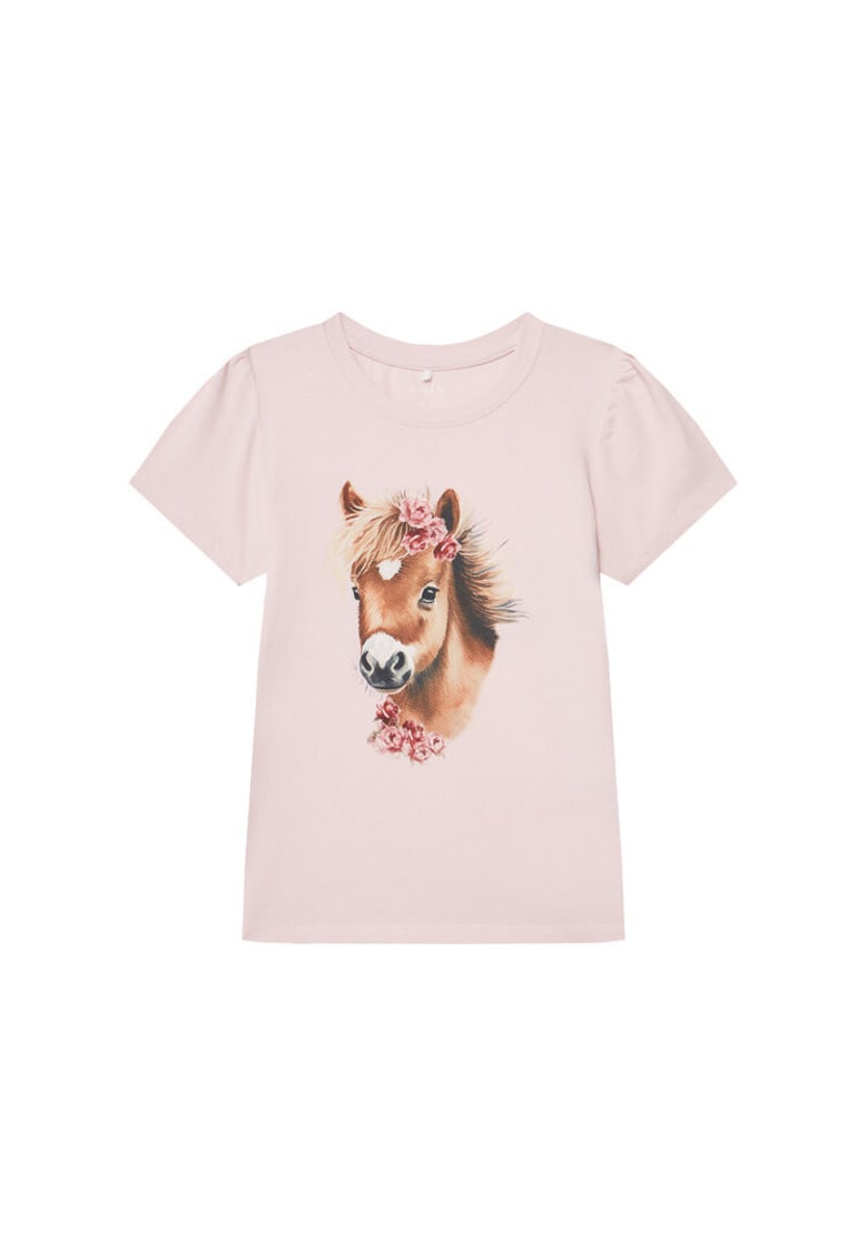 Tricou fete 13243178 - Bumbac organic - Roz - Roz