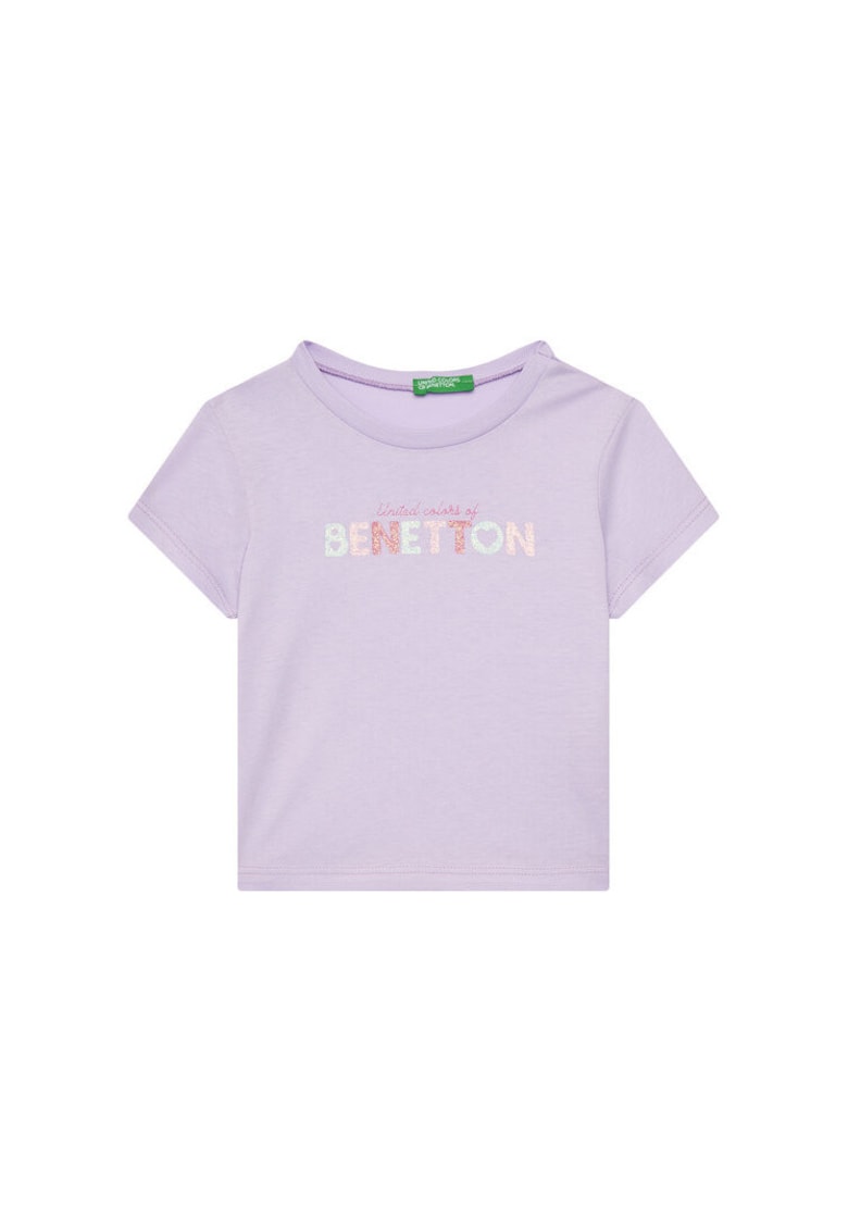 Tricou fete 3I1XG10HU - Bumbac - Mov - Mov