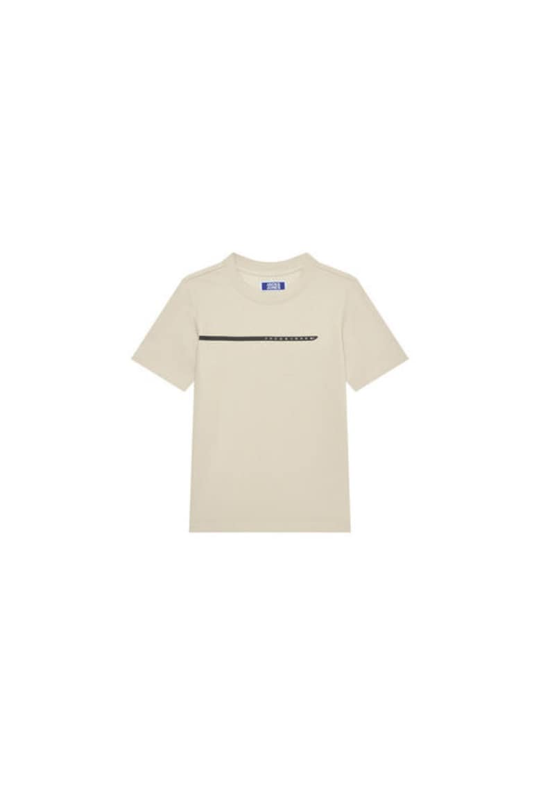 Tricou baieti Jack Jones Junior - 12274610 - Bumbac/Poliester reciclat - Bej