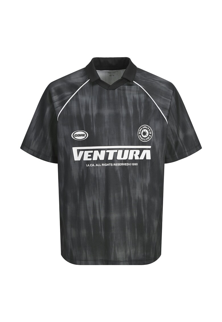 Tricou Polo baieti Jack Jones Junior - 12278700 - Poliester - 176 CM - Gri