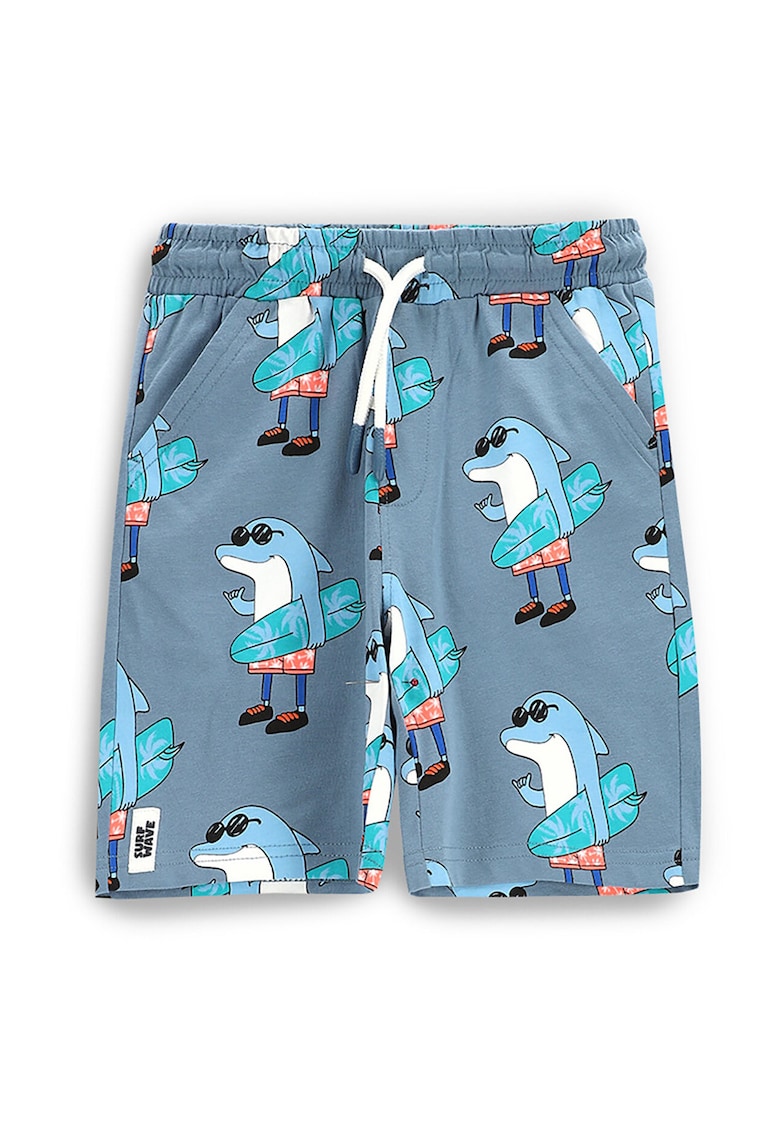 Pantaloni scurti sport baieti  WC5121502HBK - Bumbac - Albastru