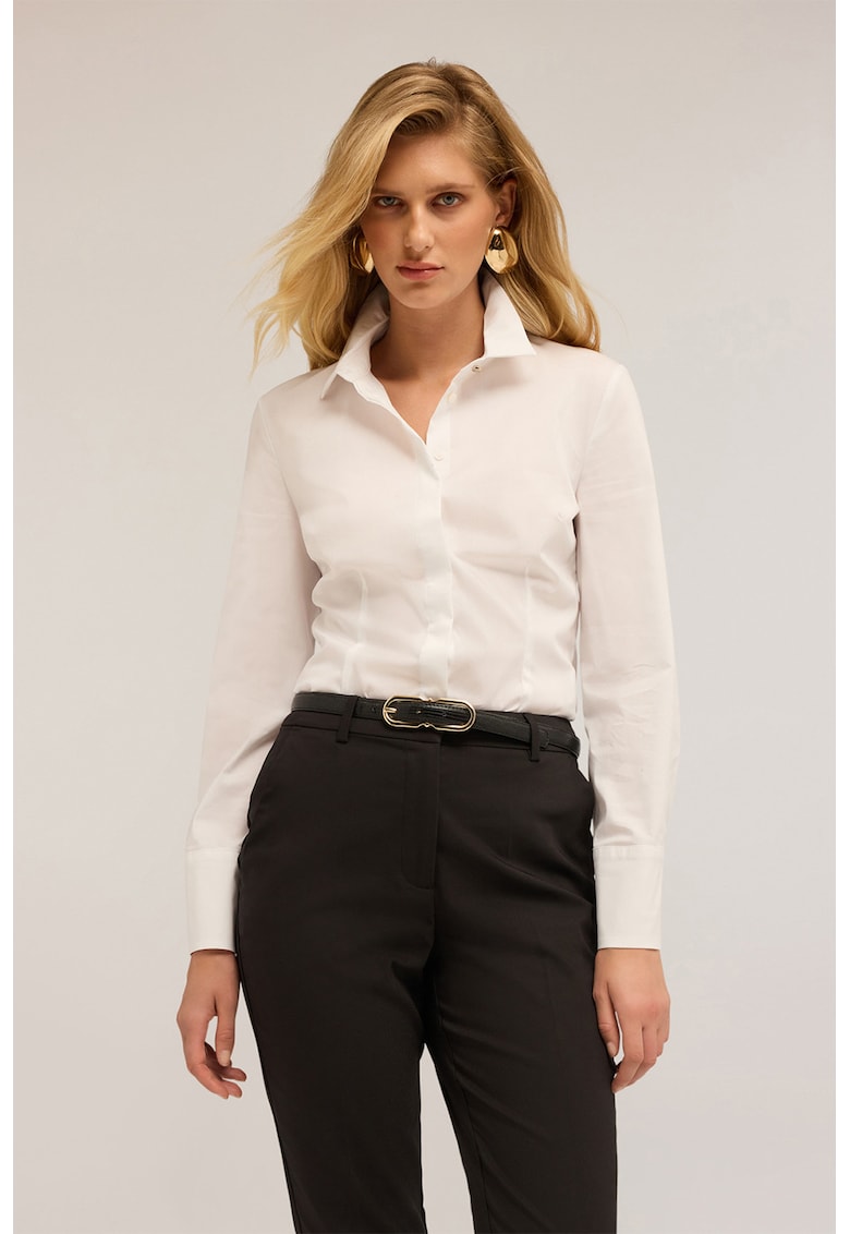 Camasa cu inchidere ascunsa