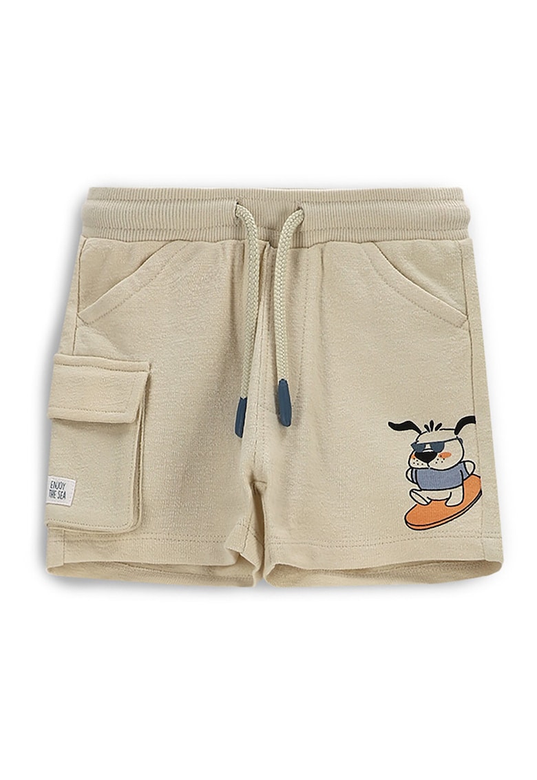 Pantaloni scurti sport baieti  WC5120503HBN - Bumbac - Bej