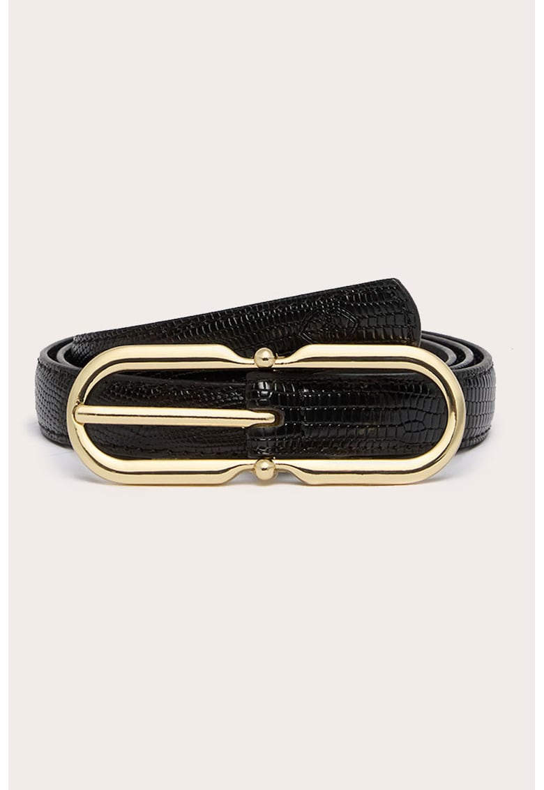 Curea din piele ecologica cu aspect de piele de crocodil