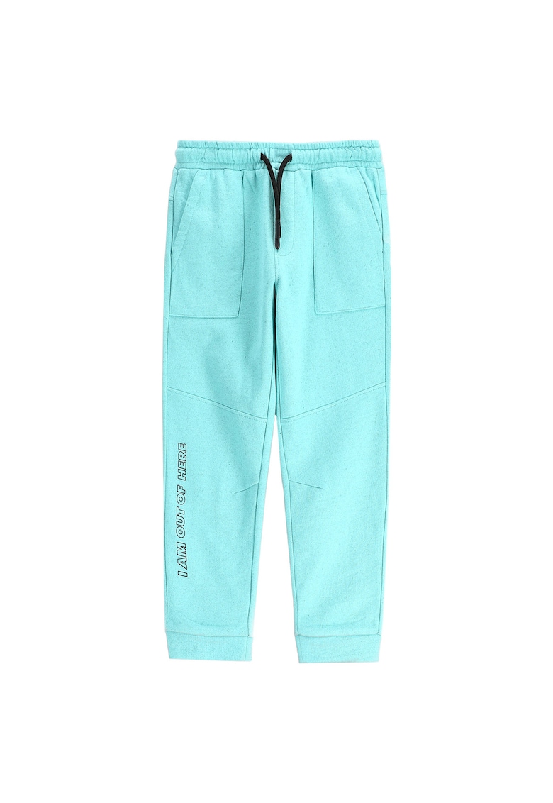Pantaloni de trening baieti  WC5120103CBK - Bumbac - Albastru deschis