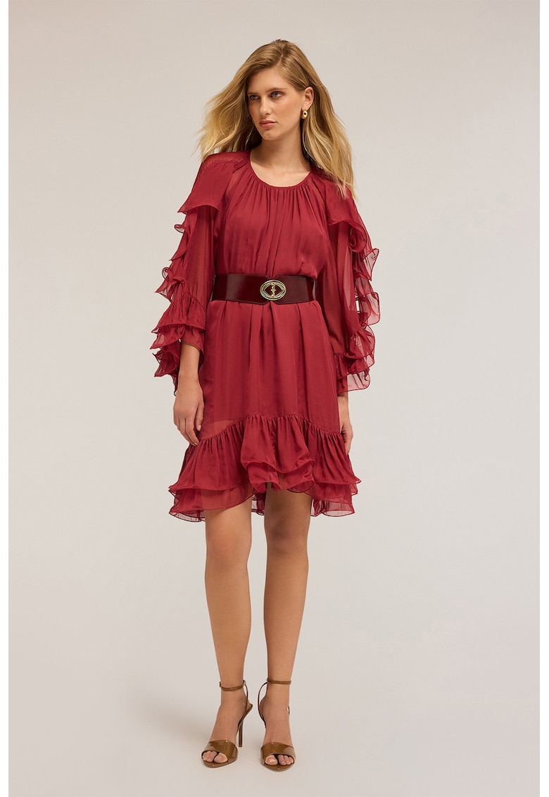 Dresses - Rochie mini cu decolteu rotund Dresses - Rochie mini cu decolteu rotund