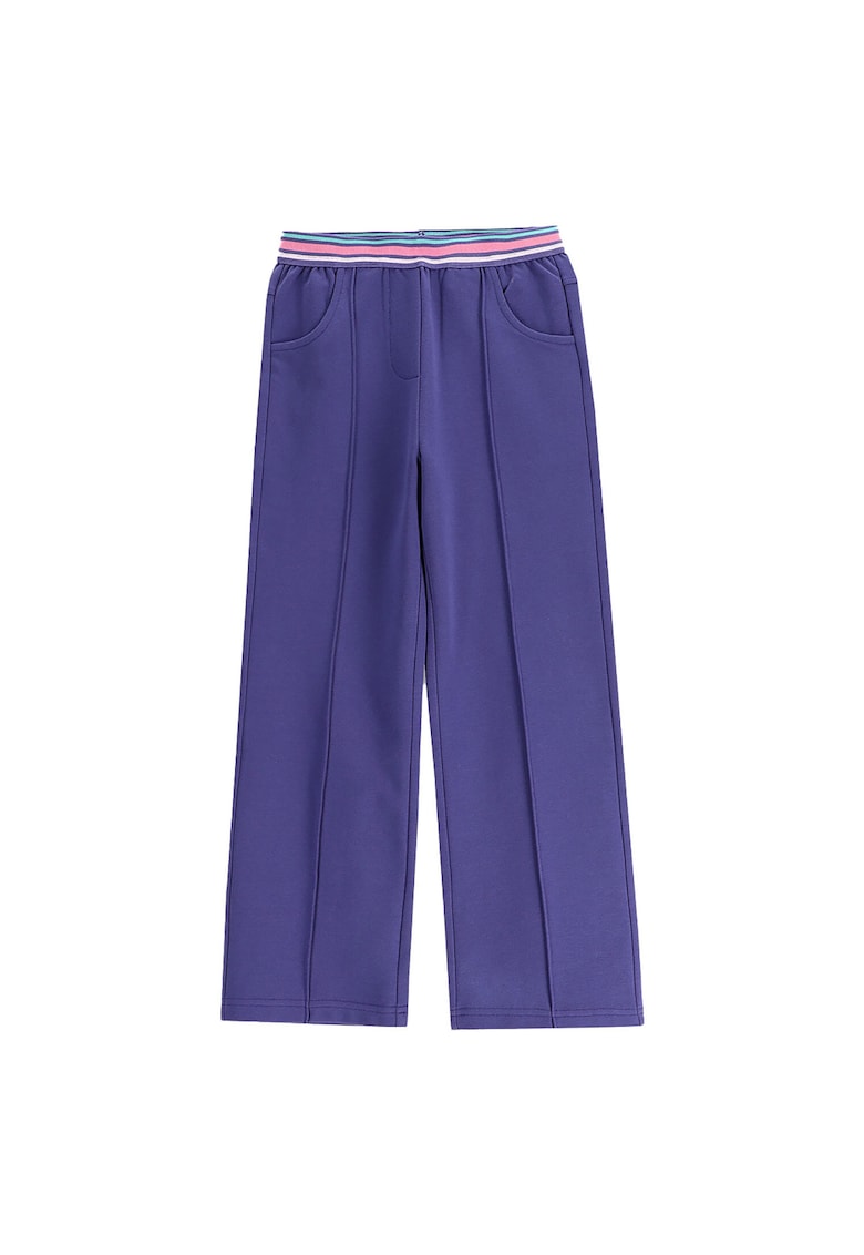 Pantaloni de trening fete  WC5120101CGK - Bumbac/Elastan - Bleumarin