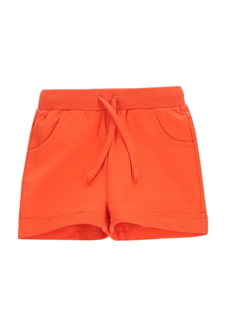 Pantaloni scurti sport fete  WC5120401VGC - Bumbac - Portocaliu
