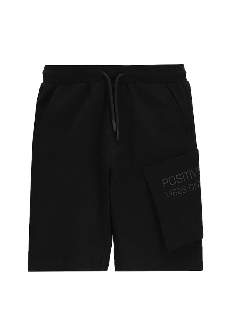 Pantaloni scurti sport baieti WC5120501VBC - Bumbac - Negru Pantaloni scurti sport baieti WC5120501VBC - Bumbac - Negru