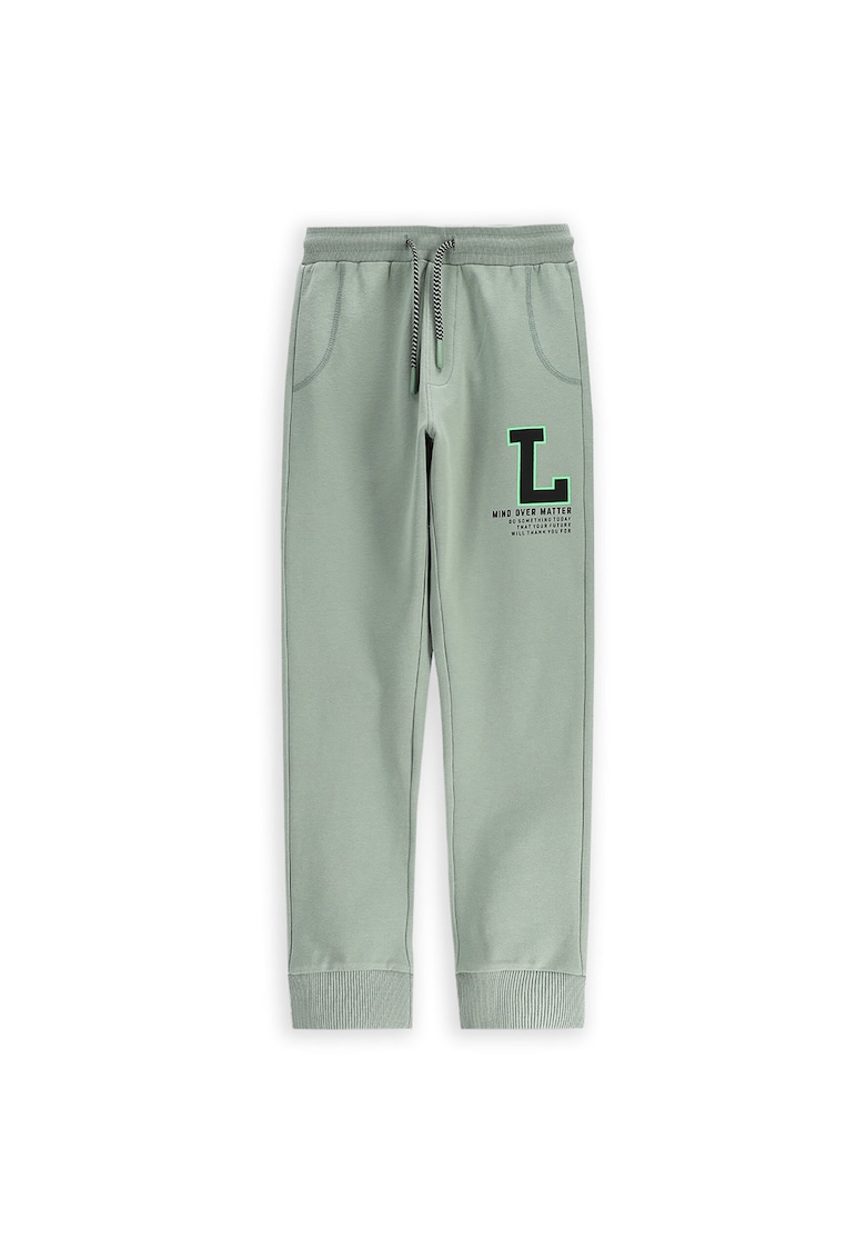 Pantaloni de trening baieti WC5122701VBB - Bumbac/Elastan - Verde