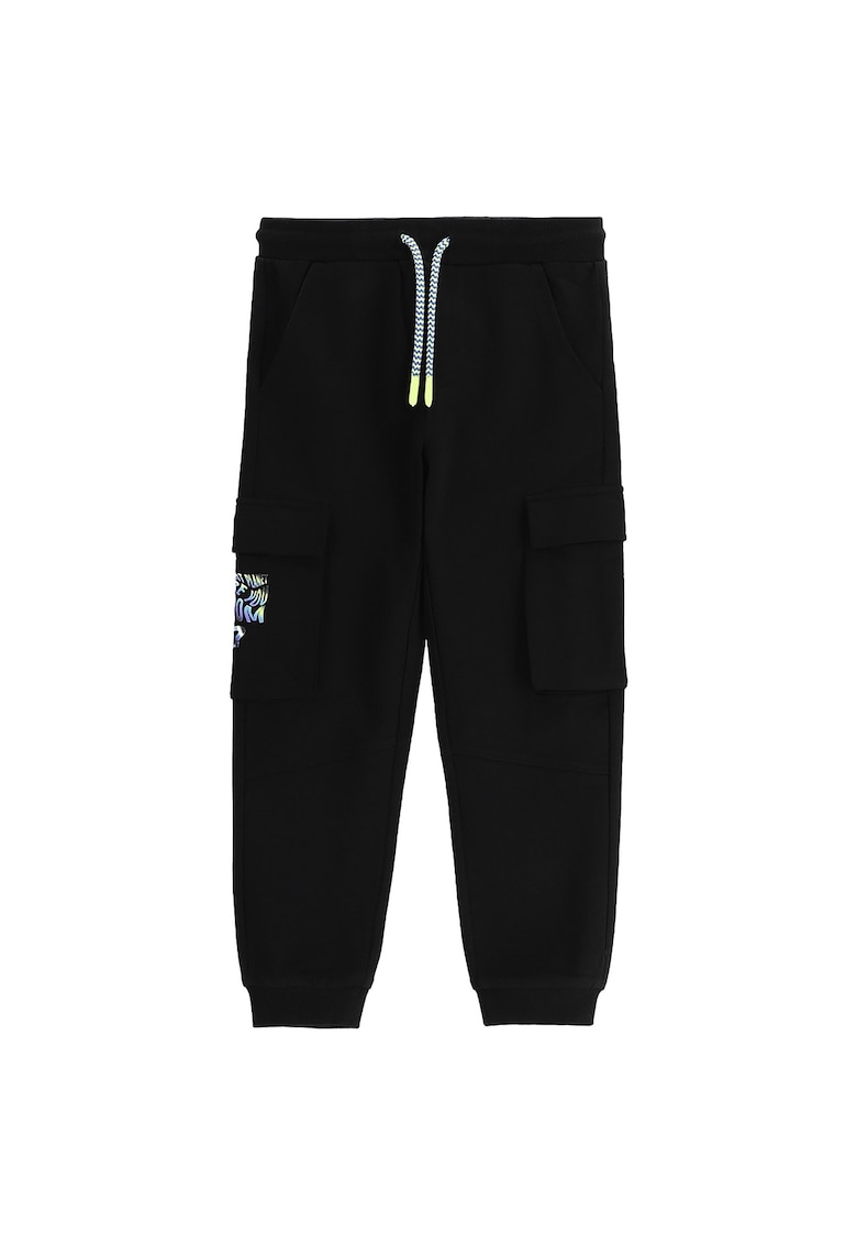 Pantaloni de trening baieti  WC5120102CBK - Bumbac - Negru