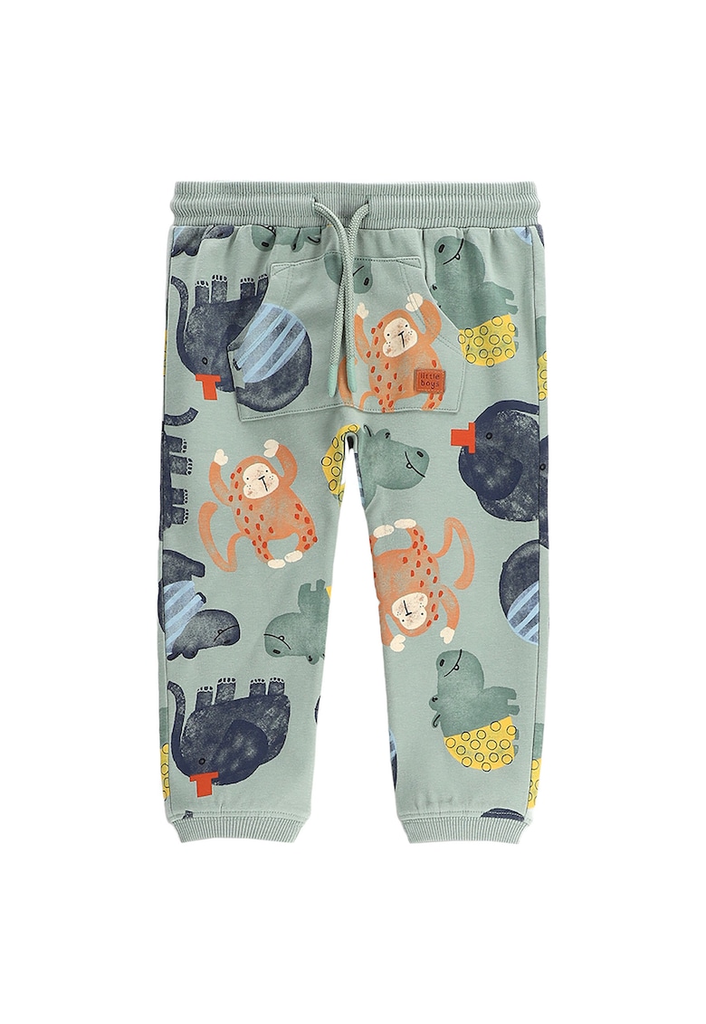 Pantaloni de trening baieti  WC5120102SBN - Bumbac/Elastan - Verde