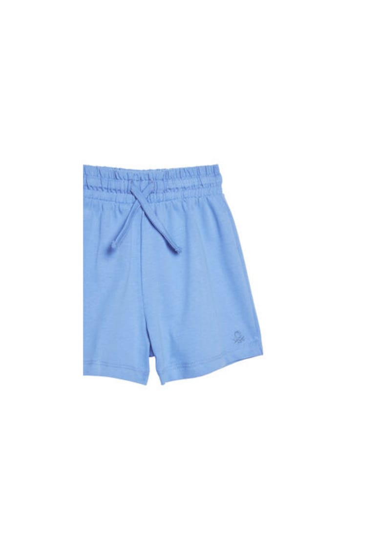 Pantaloni scurti sport fete 3BL0G901T - Bumbac - Albastru - Albastru