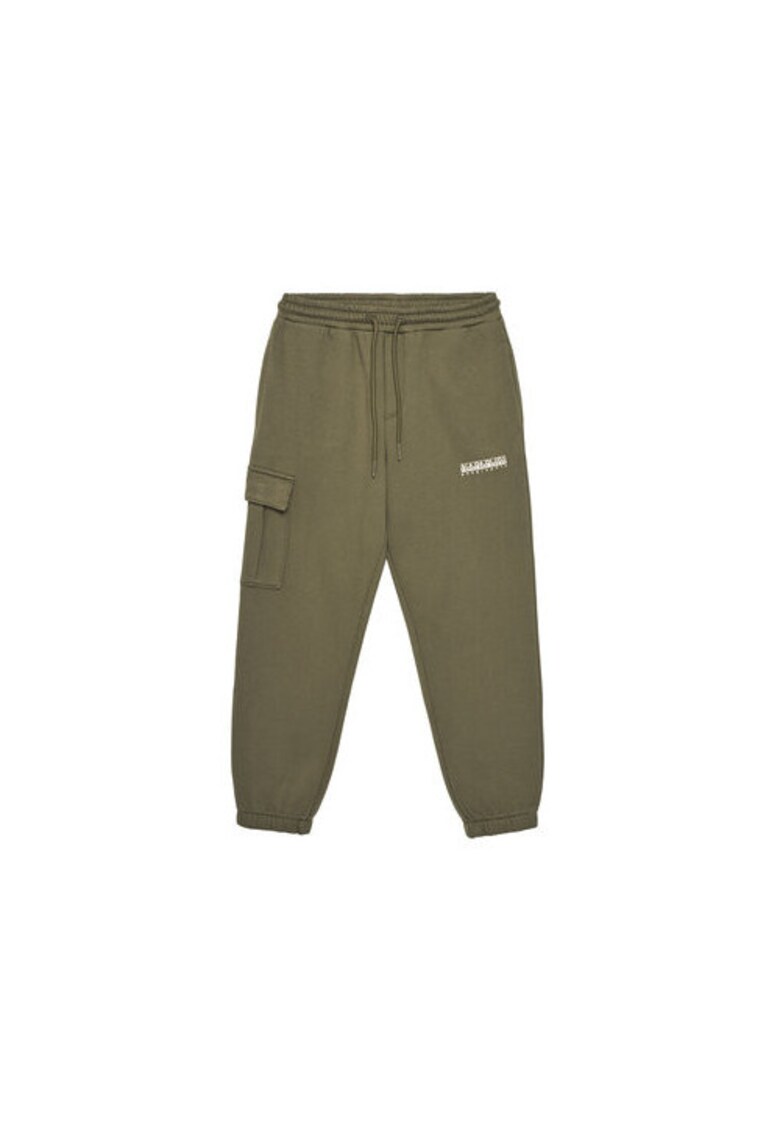 Pantaloni de trening baieti NP0A891GG0A1 - Bumbac/Poliester - 8 ani - Kaki