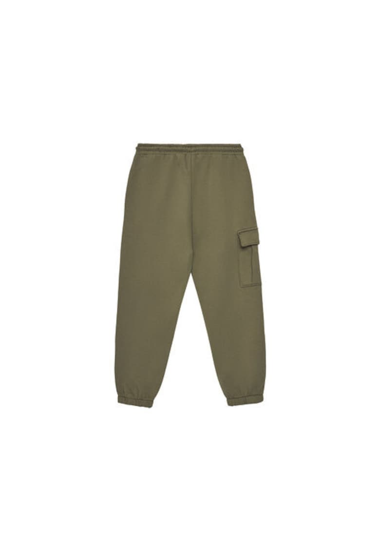 Pantaloni de trening baieti NP0A891GG0A1 - Bumbac/Poliester - Kaki