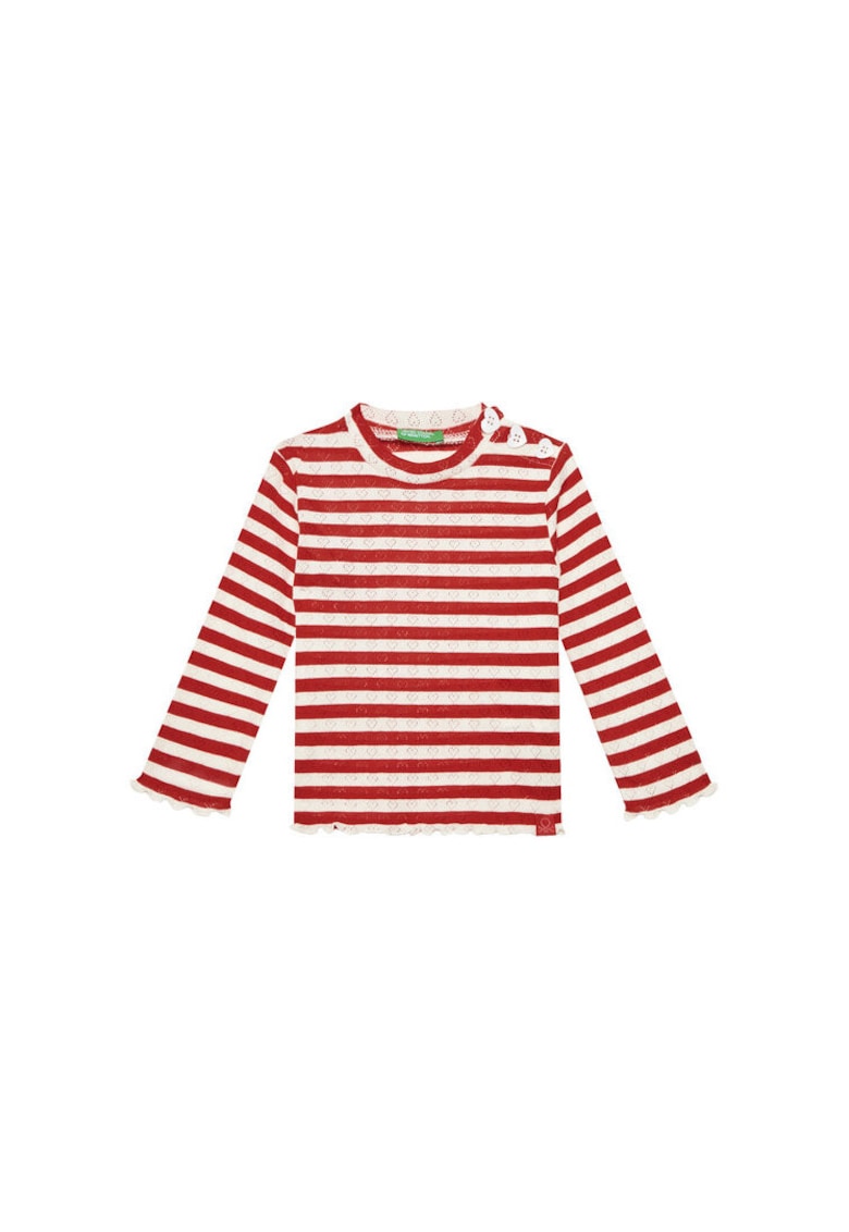Bluza fete 33LQG10J7 - Bumbac/Poliester - Rosu - Rosu