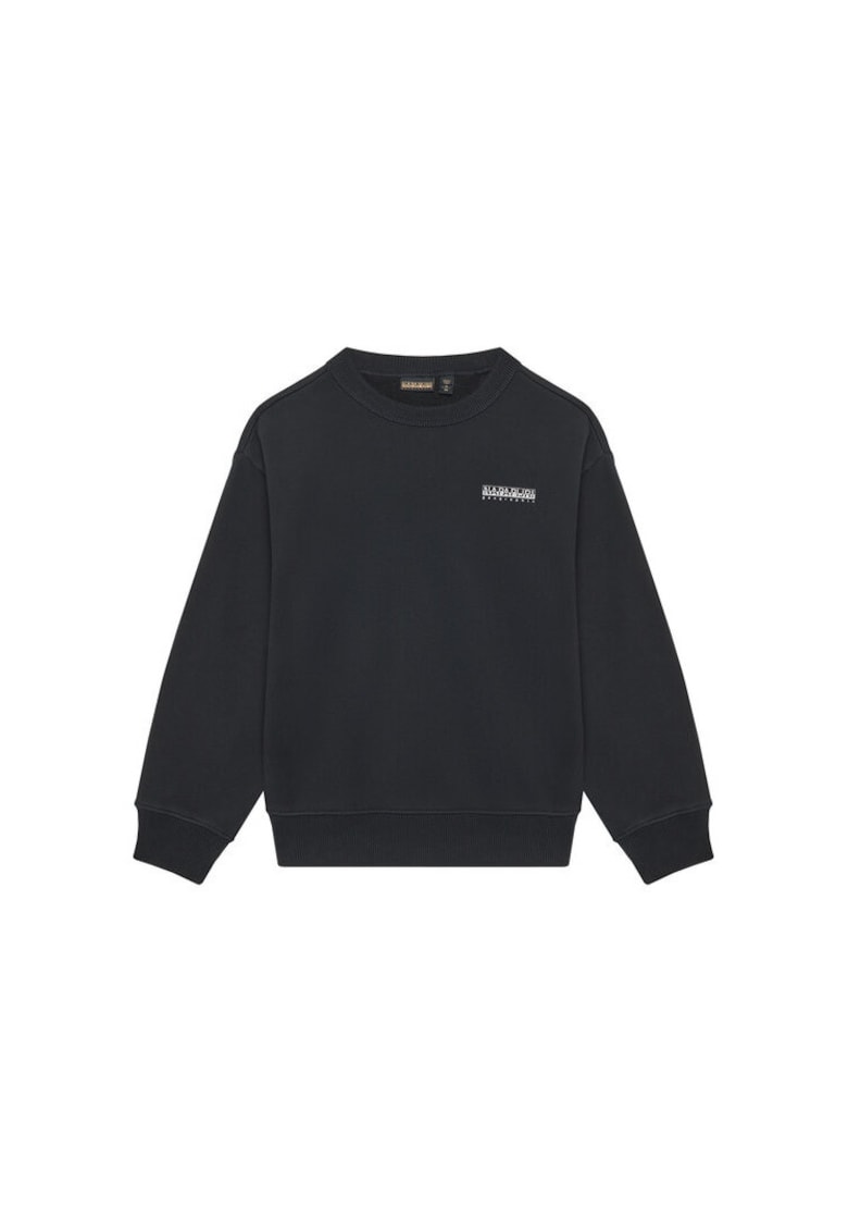 Bluza baieti NP0A891B9411 - Bumbac/Poliester - Negru - Negru