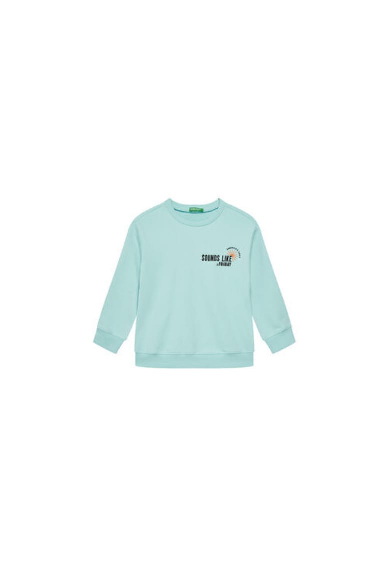 Bluza baieti 3UNIC10O3 - Bumbac - Albastru - Albastru