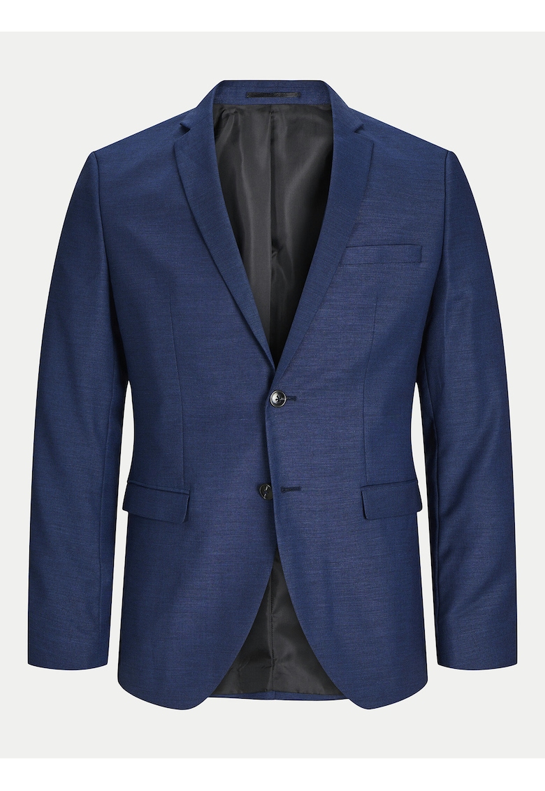 Sacou barbati Jack Jones - 12141107 - Poliester reciclat/Lana - 46 EU - Albastru