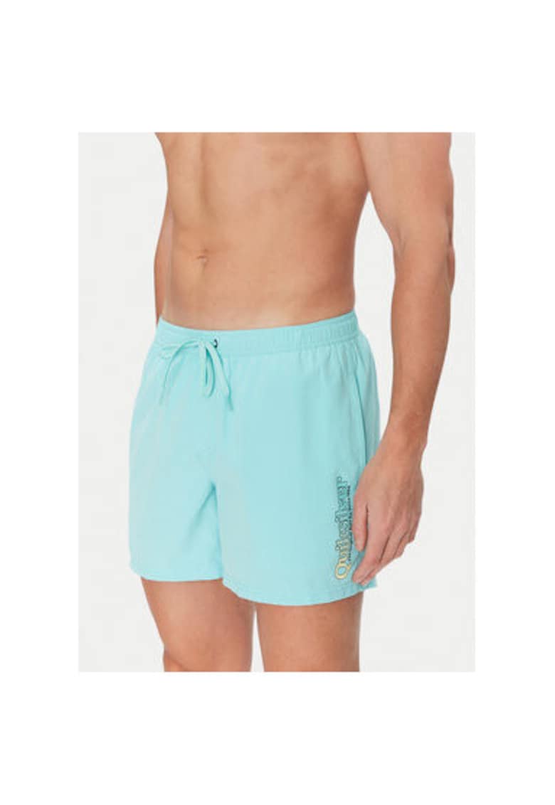 Pantaloni scurti de baie barbati EQYJV04141 - Poliester - Turcoaz
