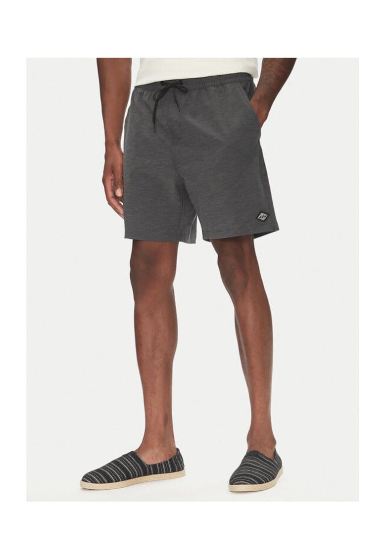 Pantaloni scurti de baie barbati EBYJV00145 - Poliester/Bumbac - 49850 - Gri