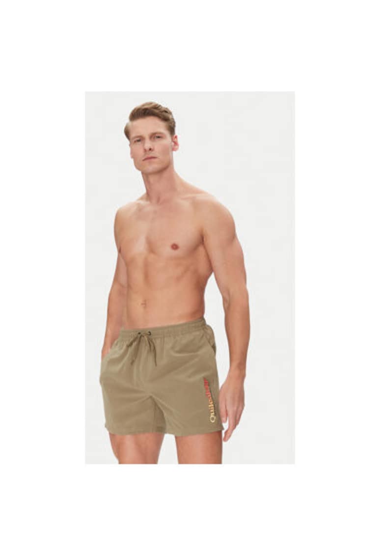 Pantaloni scurti de baie barbati EQYJV04141 - Poliester - Kaki