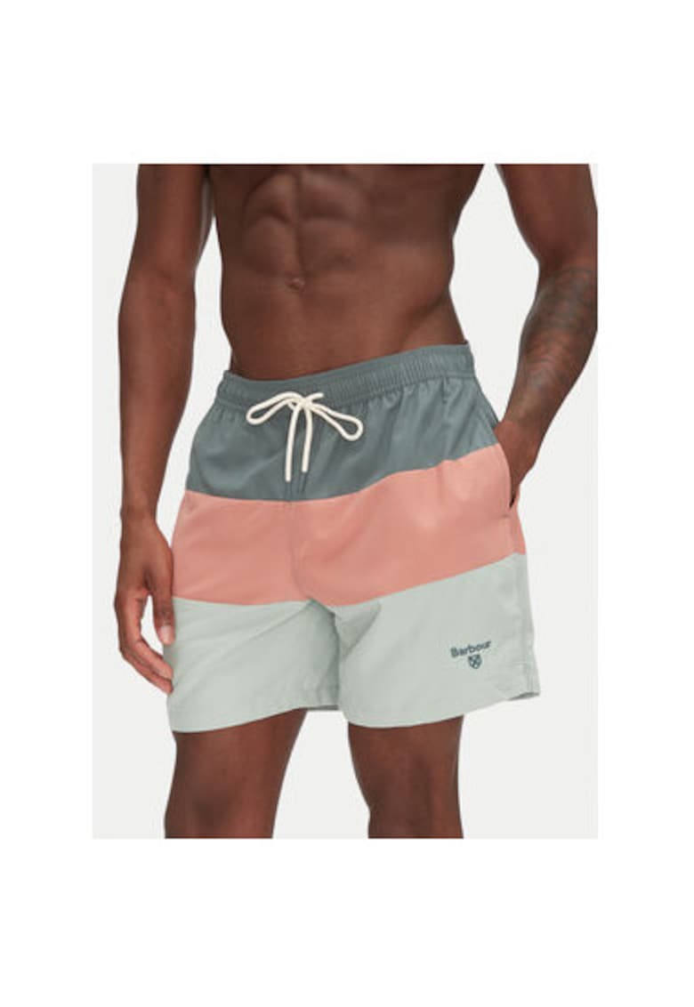 Pantaloni scurti de baie barbati  MSW0094TE31 - Poliester - Verde