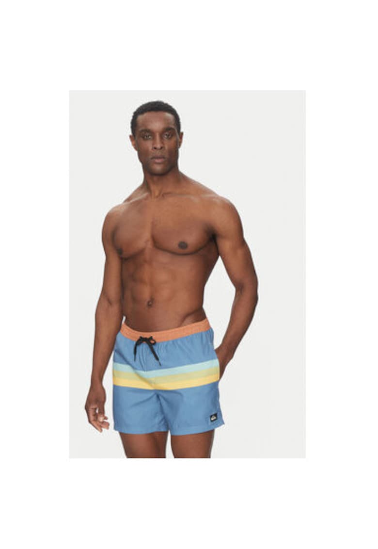 Pantaloni scurti de baie barbati  EQYJV04121-BLQ5 - Poliester - Multicolor