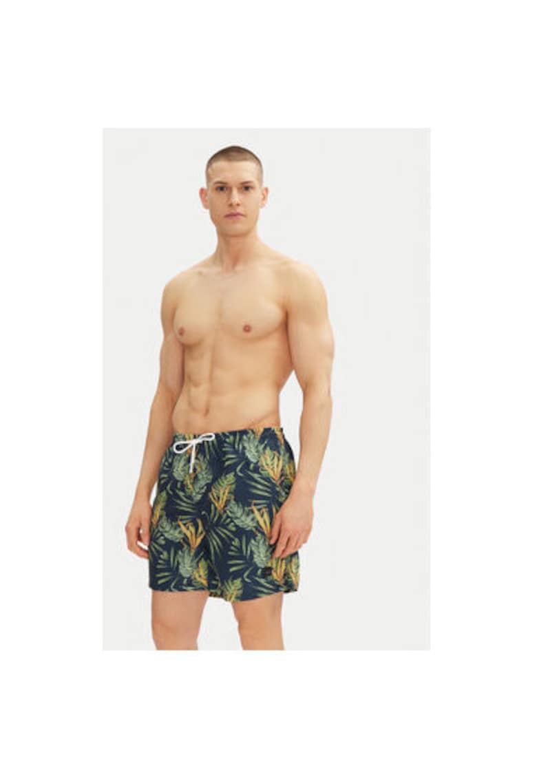 Pantaloni scurti de baie barbati INTONINO 70-890 - Poliester - Verde