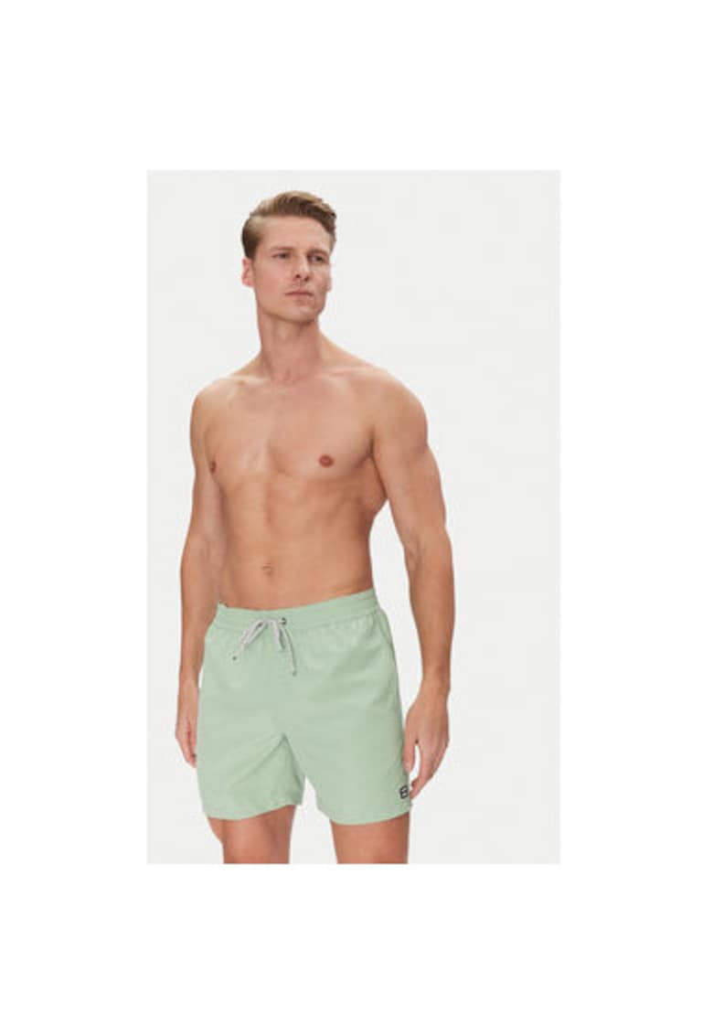 Pantaloni scurti de baie barbati  EBYJV00134 - Poliester reciclat - Verde
