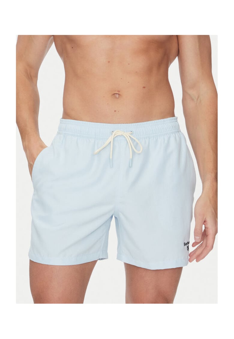 Pantaloni scurti de baie barbati MSW0064BU61 - Poliester - Albastru deschis - Albastru deschis