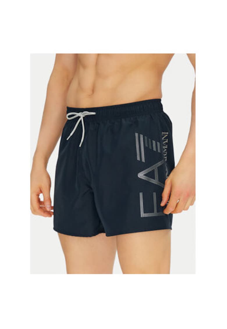 Pantaloni scurti de baie barbati Emporio Armani - 7M000550 AF14497 - Poliester - M INTL - Bleumarin