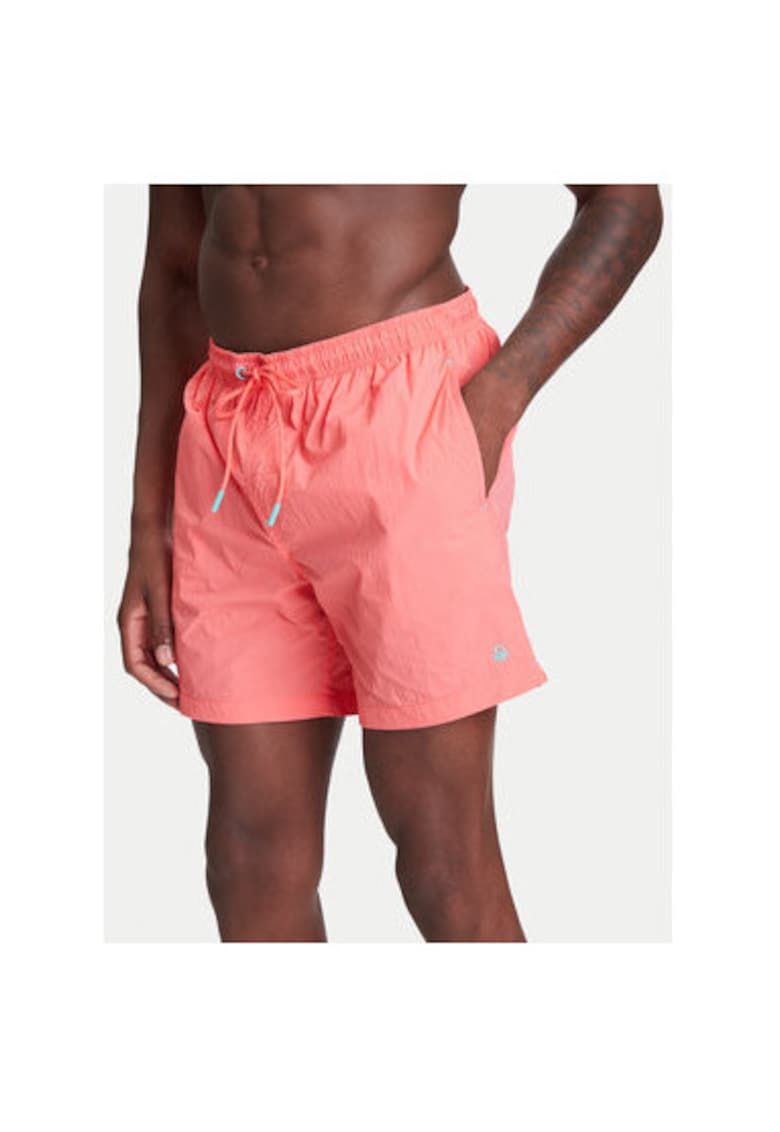 Pantaloni scurti de baie barbati 5YLF6X00V - Nylon - Rosu