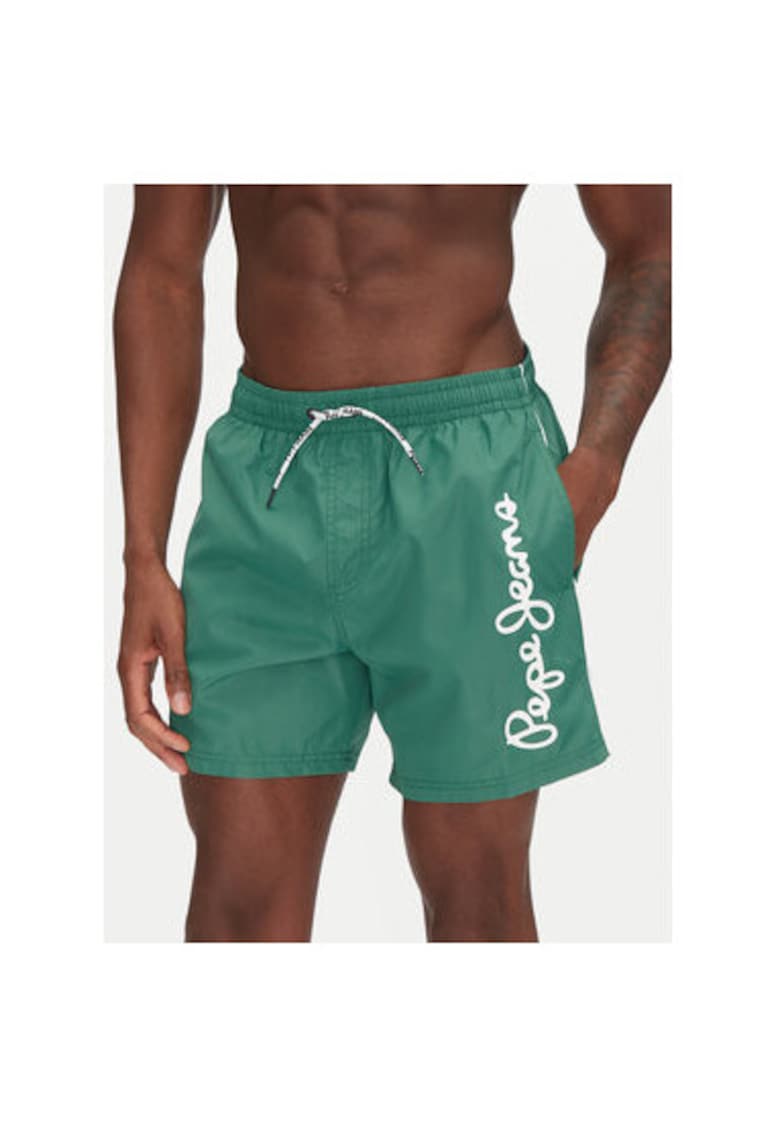 Pantaloni scurti de baie barbati  PMB10419 - Poliester - Verde