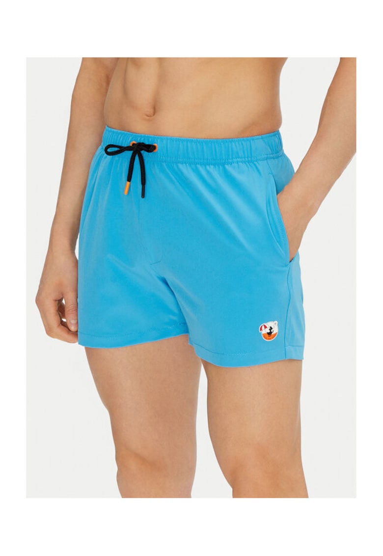 Pantaloni scurti de baie barbati DW1222M-RIPO20 - Poliester - Albastru - Albastru