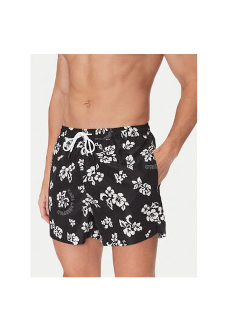 Pantaloni scurti de baie barbati  A2M46035 - Poliester - Negru