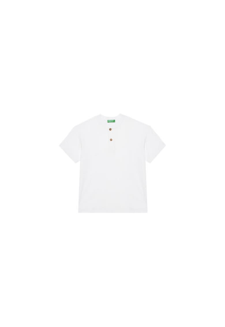 Tricou pentru baieti 3F4JC10NN - Bumbac/In - 122 CM - Alb