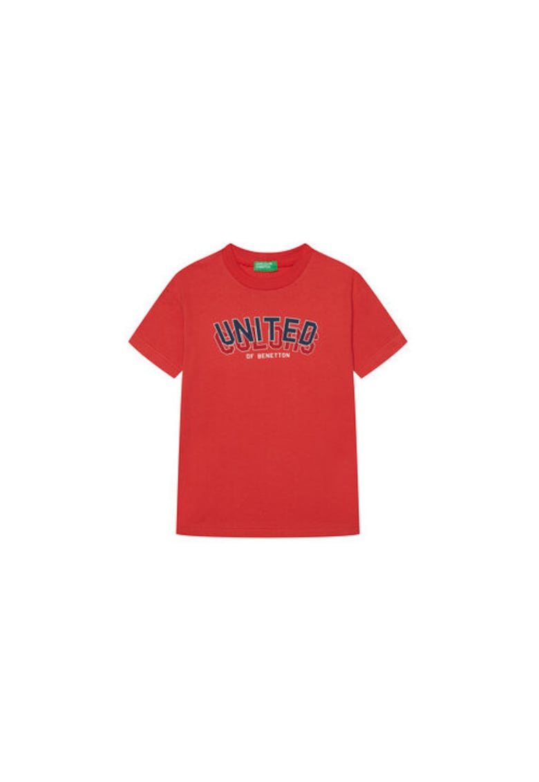 Tricou pentru baieti 3I1XC10N3 - Bumbac organic - Rosu - Rosu