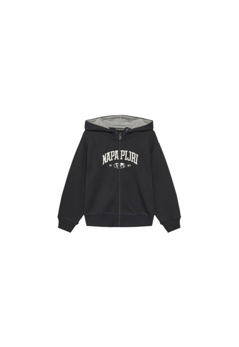 Bluza baieti NP0A891E9411 - Bumbac/Poliester - 8 - Negru - Negru
