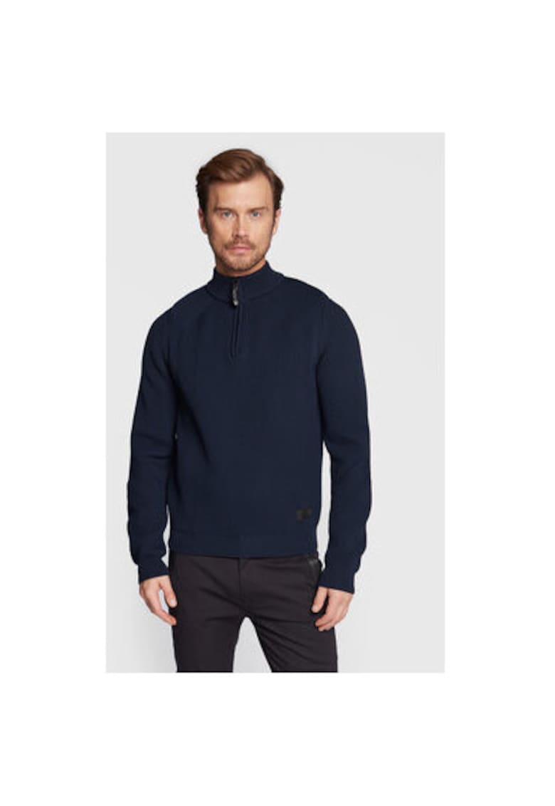 Pulover barbati Poliester - Bleumarin