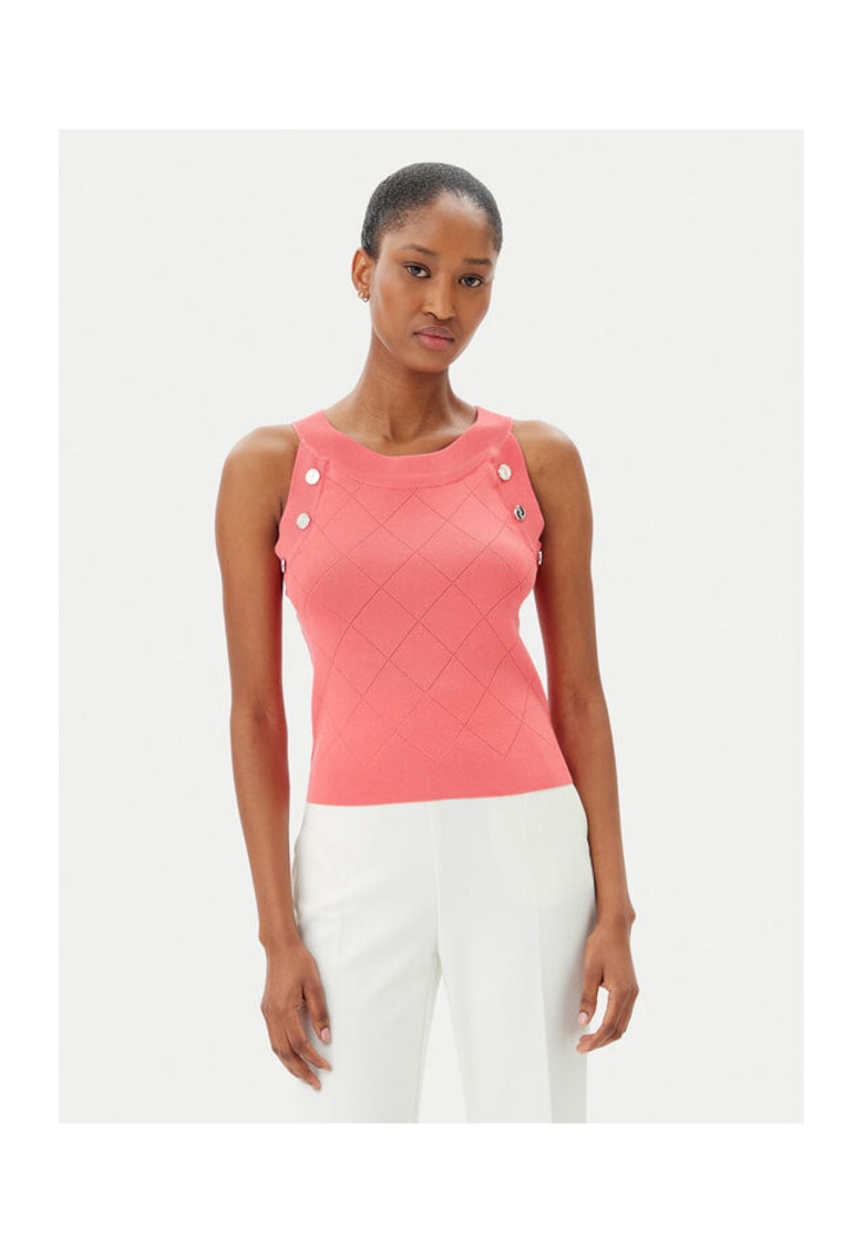 Pulover dama ACMA001879 - Viscoza/Nylon - Corai - Coral