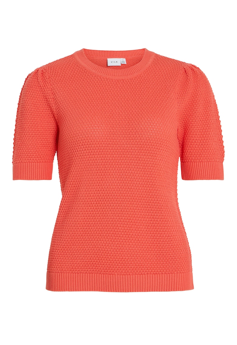 Pulover dama 14084421 - Bumbac organic/Bumbac - Roz - Roz